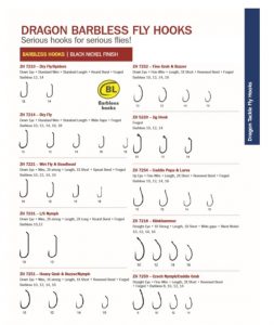 Barbless Fly Hooks